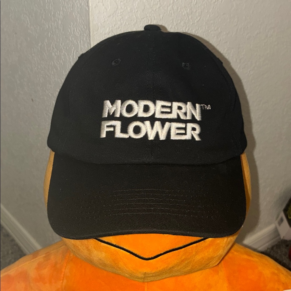 Modern Flower Dispensary Embroidered Hat